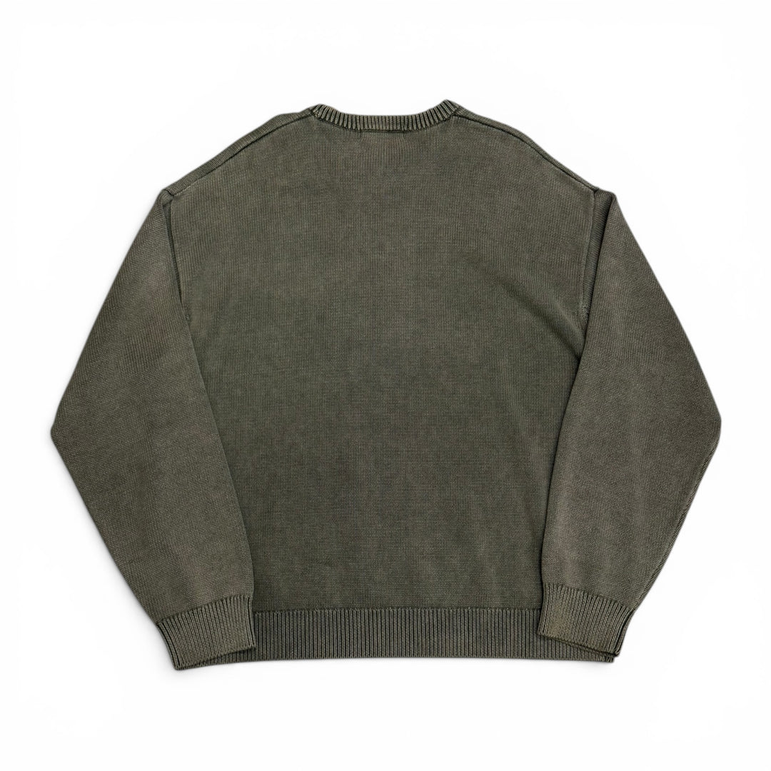 Supreme Overdyed Raised Jumper Green (M)