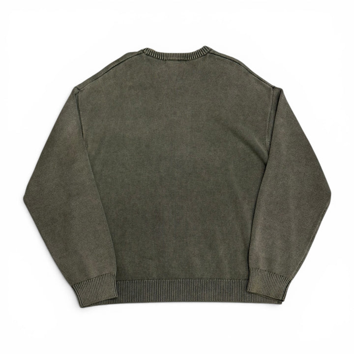 Supreme Overdyed Raised Jumper Green (M)