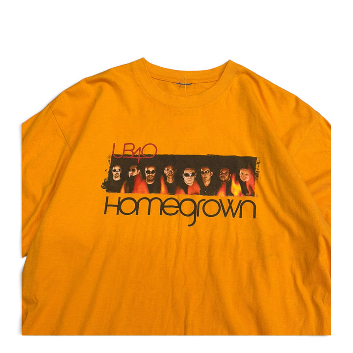 Vintage UB40 Homegrown Graphic T shirt Yellow (L)