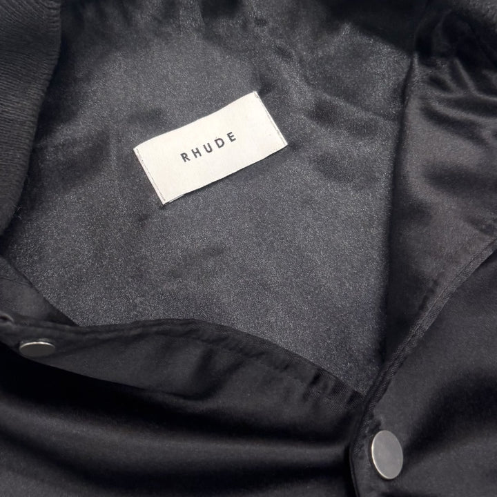 Rhude Lightning Varsity Jacket Black (S)