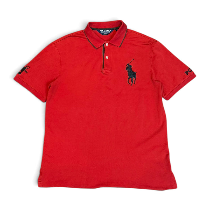 Vintage Polo Ralph Lauren Golf Red Polo Shirt (M)
