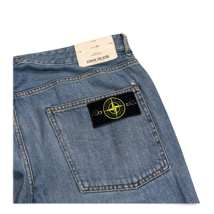 Vintage Stone Island Baggy Jeans Blue (38)