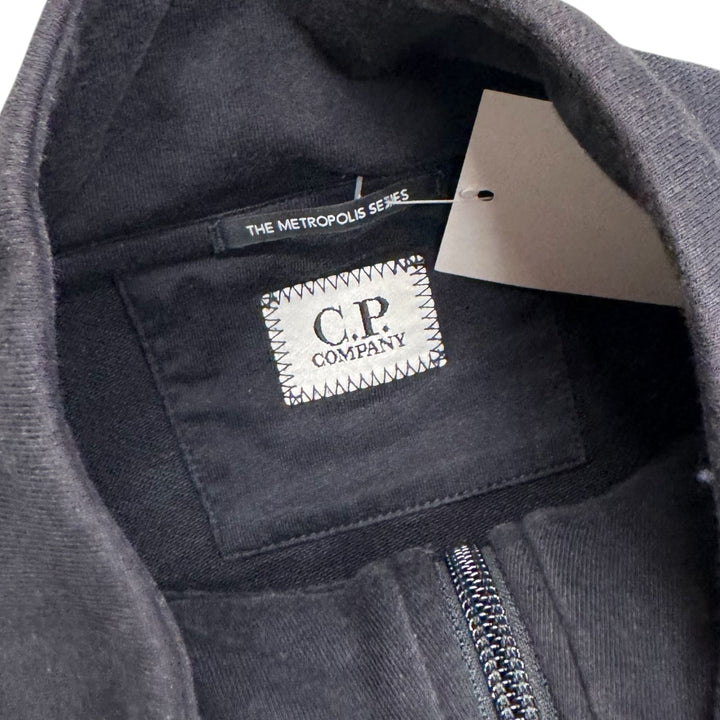CP Company Navy Quarter Zip Jumper (S)