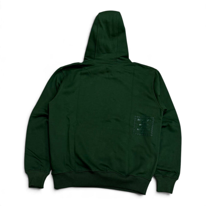 Always Do Green Graphic Logo Pullover Hoodie (L)