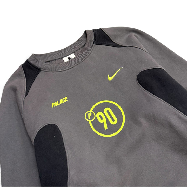 Palace X Nike Total P90 Sweatshirt Grey (M)