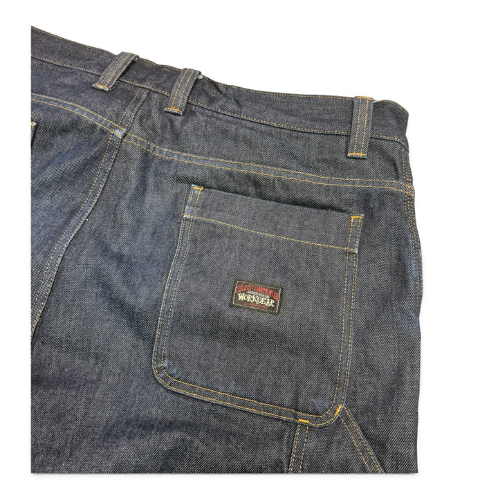 Stussy Workwear Baggy Denim Shorts Navy (38)