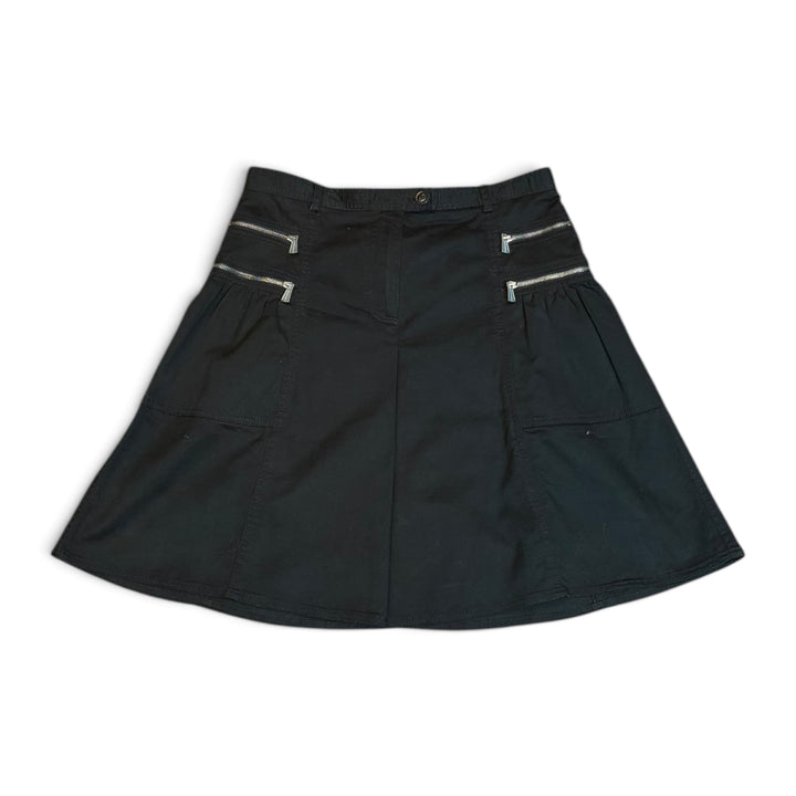 Vintage Moschino Black Utility Skirt (14)