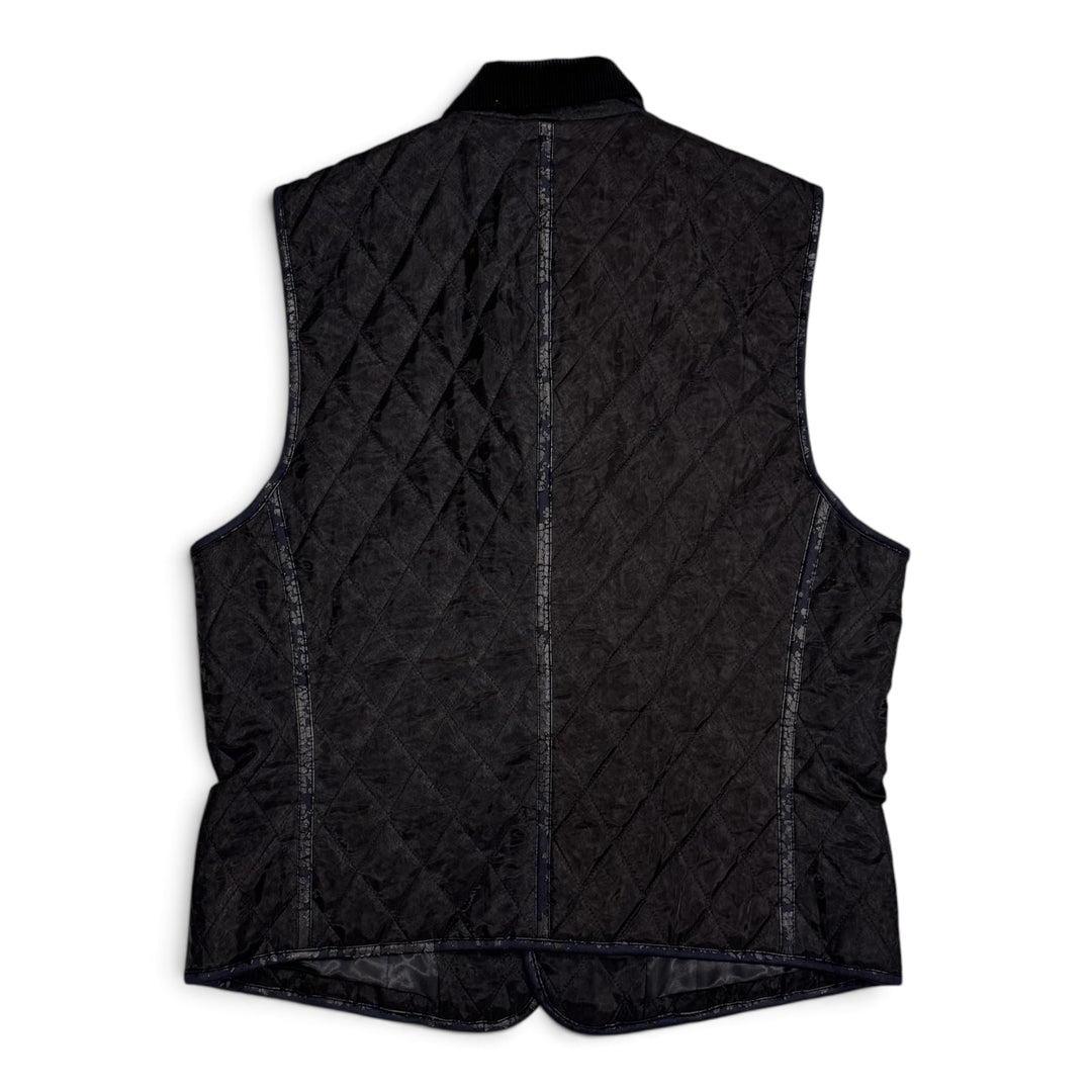 Vintage Issey Miyake Men Quilty Vest Navy (XL)