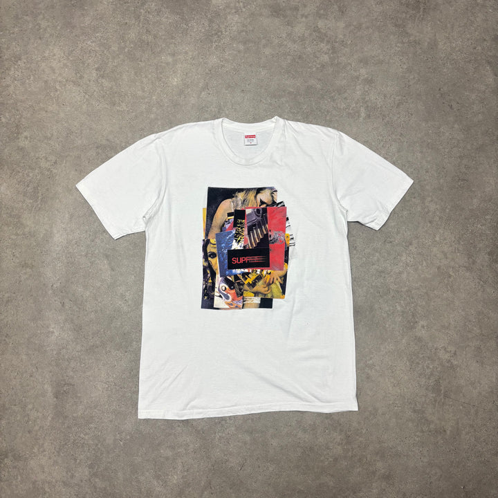 Supreme White Graphic T-Shirt (M)