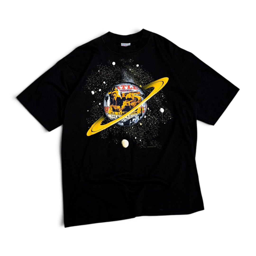 Vintage Beatles Graphic T shirt Black (XL)