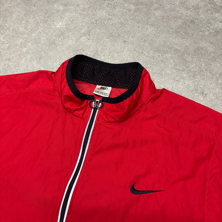 90's Vintage Nike Red Technical Gilet (XXL)