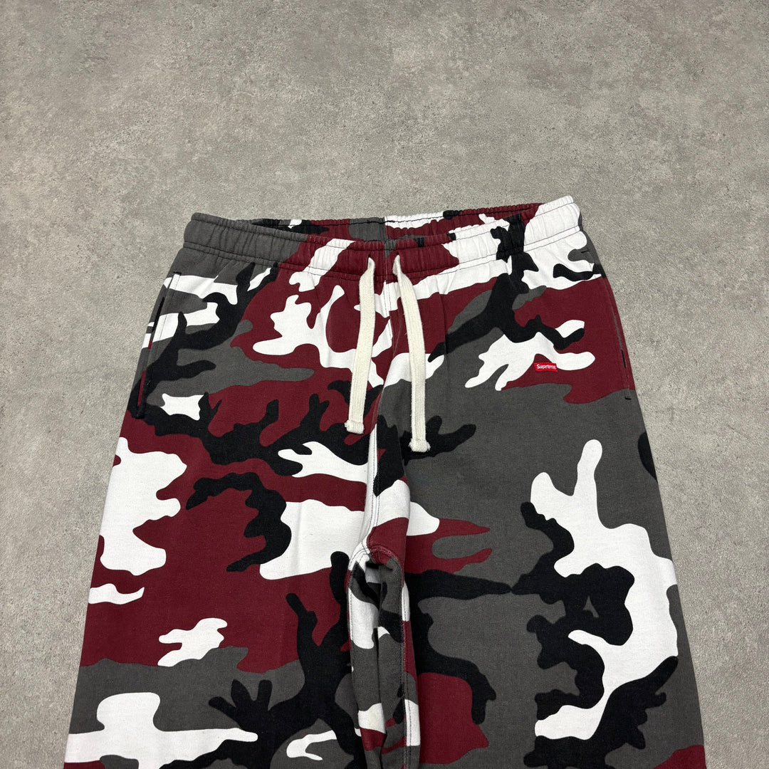 Supreme Red Camo Tracksuit Bottoms (L)
