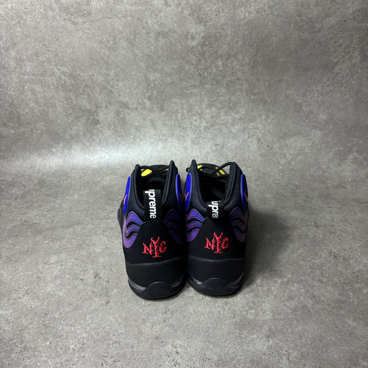 Supreme x Nike Air Bakin Black Gradient High Top Trainers (UK9)