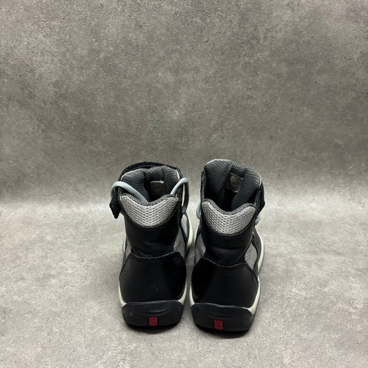 Prada Black America Cup High Top Trainers (UK5.5)