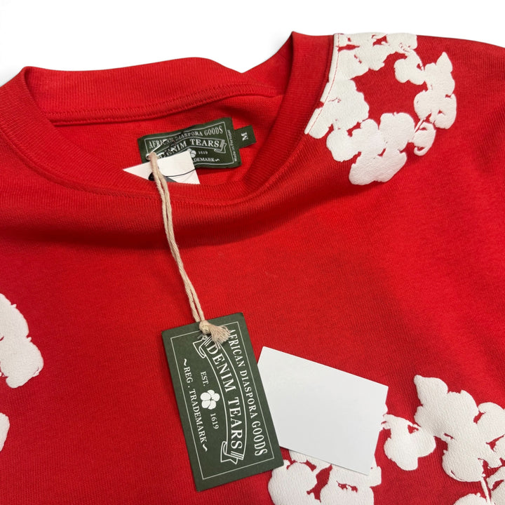 Denim Tears Wreath Sweatshirt Red (M)