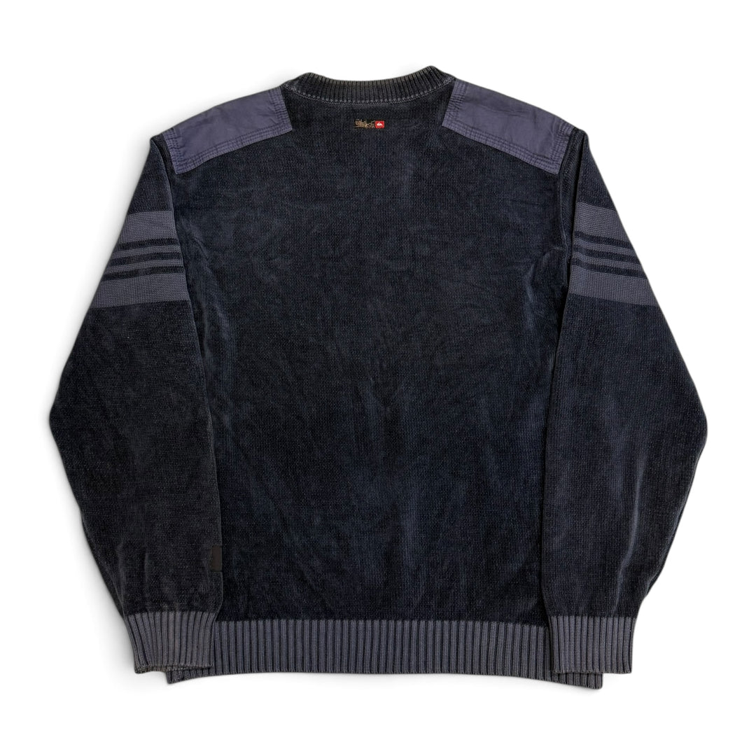 Vintage Quicksilver Crew Neck Jumper Blue (M)