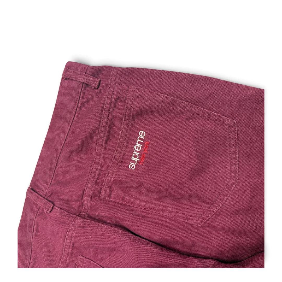Supreme Classic Logo Baggy Jeans Purple (32)