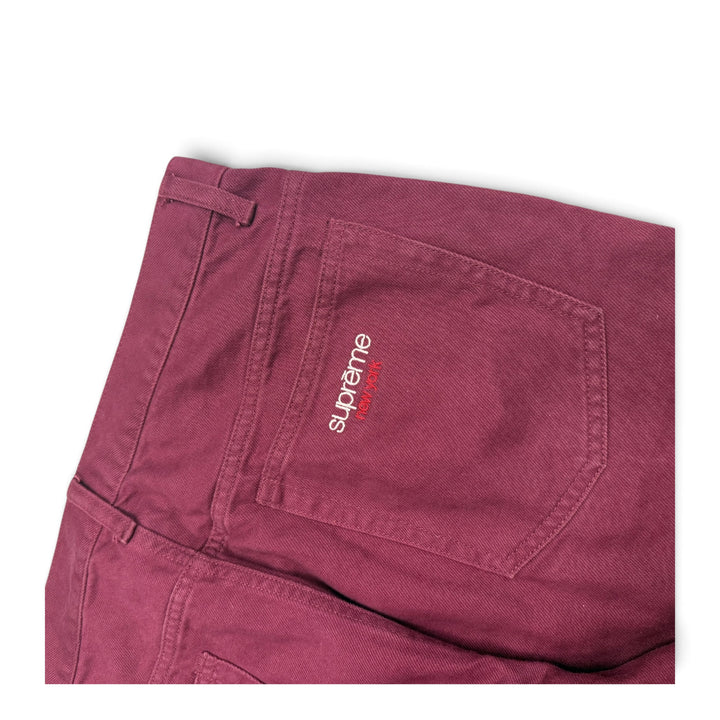 Supreme Classic Logo Baggy Jeans Purple (32)