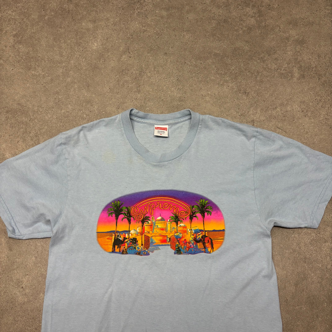 Supreme Light Blue Graphic T-Shirt (M)