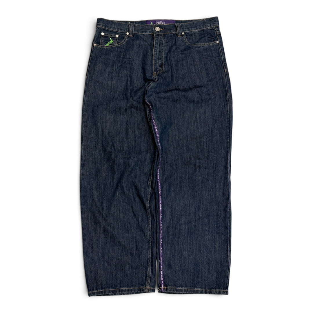 Always Do What You Should Do Baggy Jeans Blue (XXL)