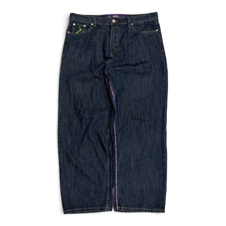 Always Do What You Should Do Baggy Jeans Blue (XXL)