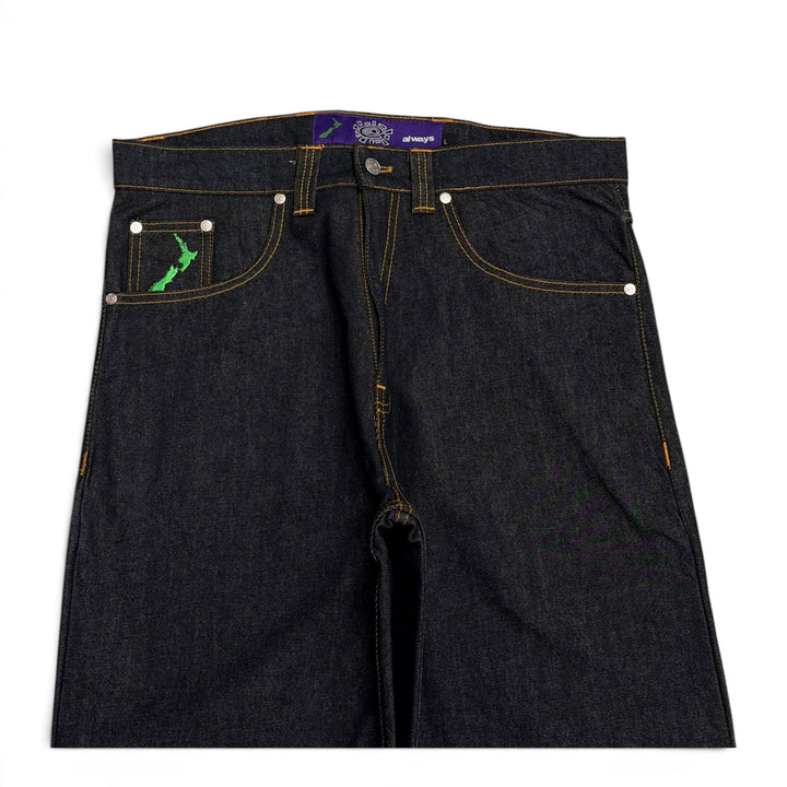Always Do Dark Blue Denim Trousers (L)
