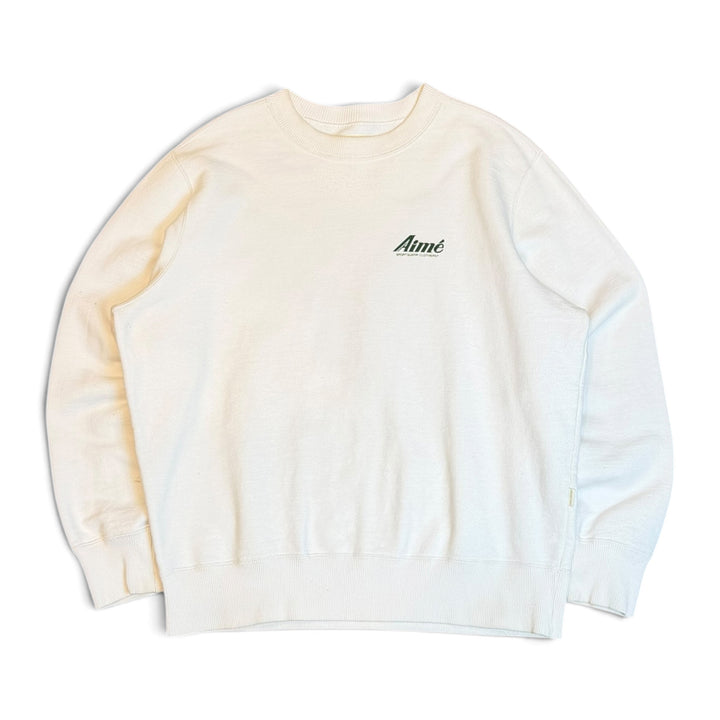 Aime Leon Dore White Graphic Sweatshirt (L)