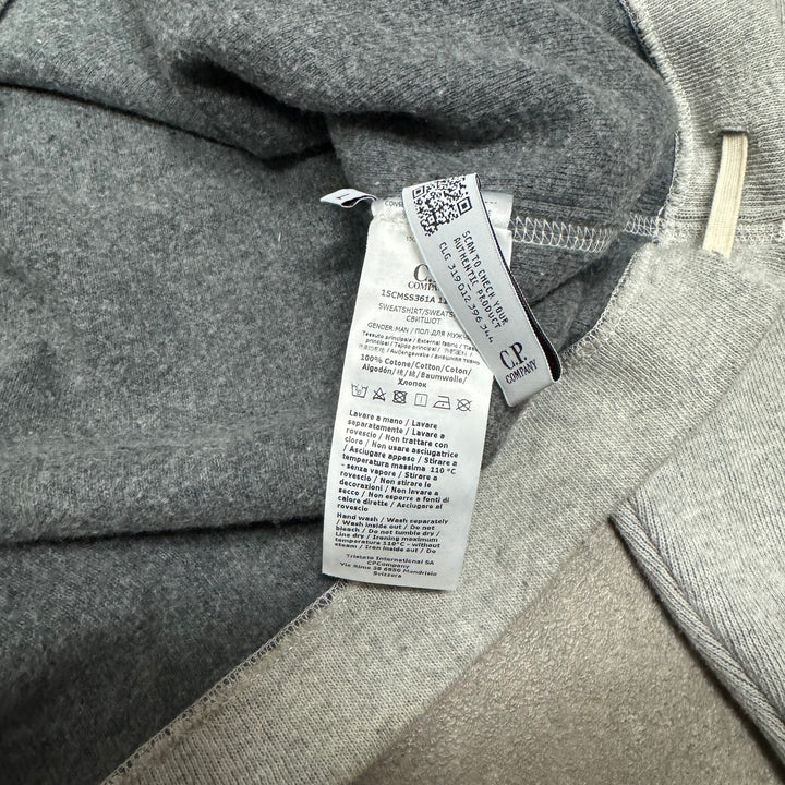 CP Company Grey Seed_3 Embroidered Sweatshirt (L)