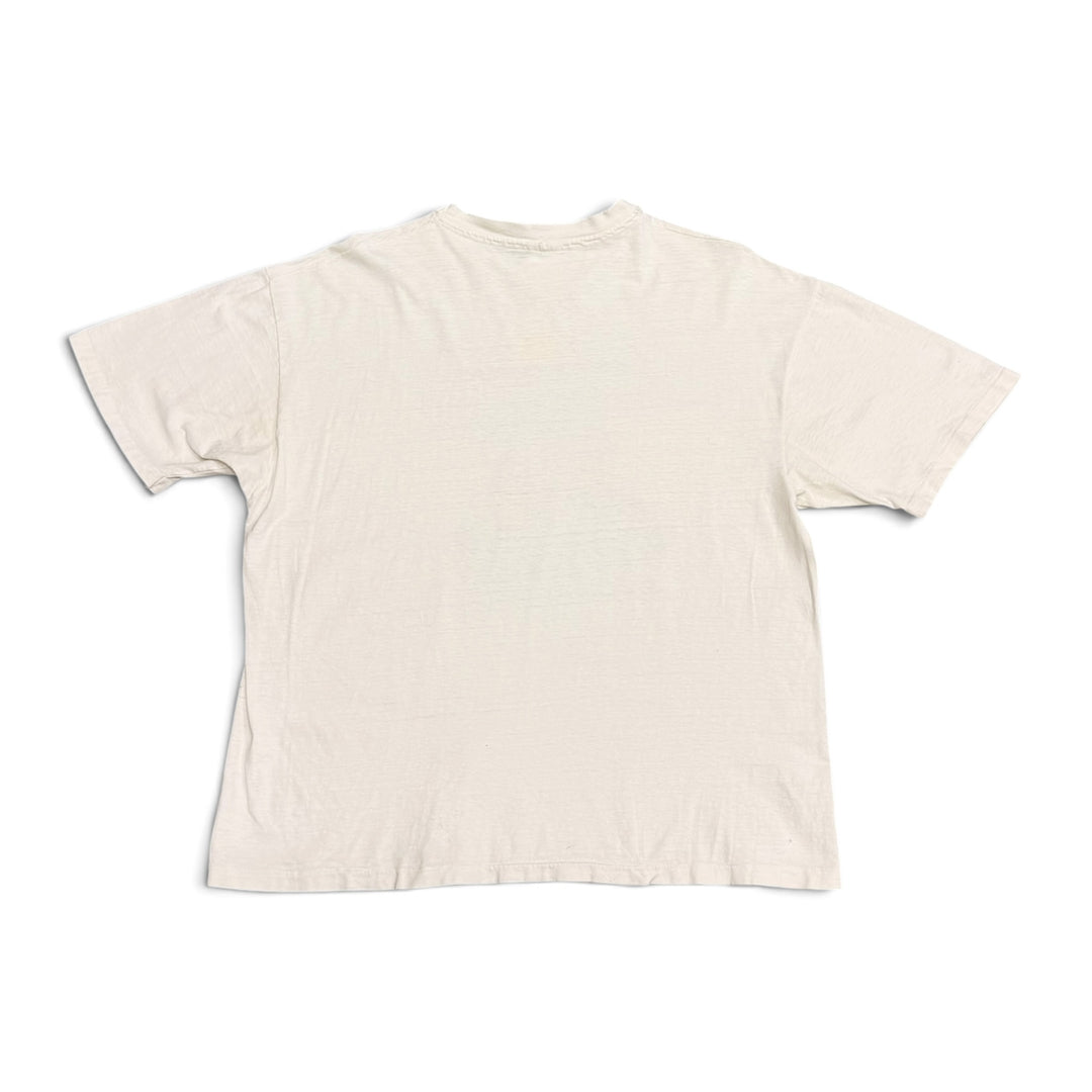 Vintage Are You Cold Graphic T shirt White (XL)