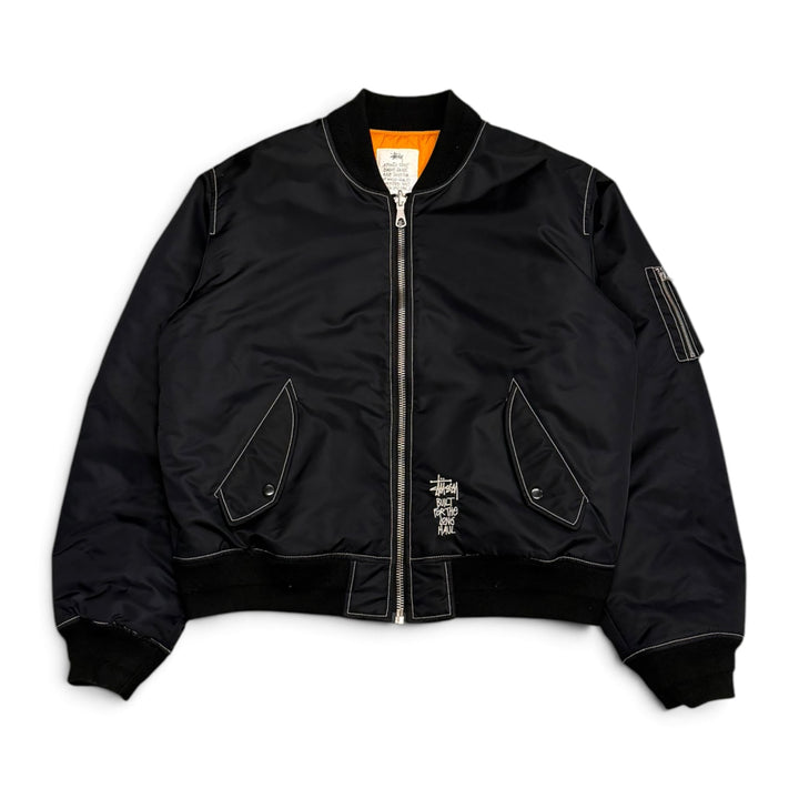 Stussy Built Reversible Bomber Jacket Black (XL)