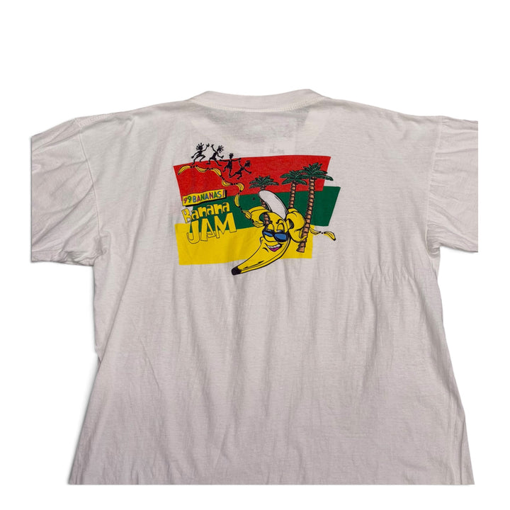 Vintage 99 Banana Jam Graphic T shirt White (L)