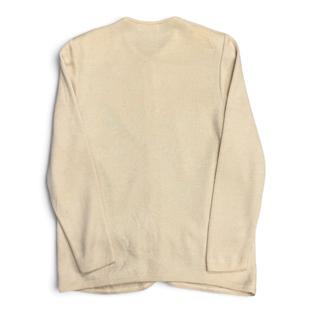 Vintage Burberrys Button Up Cardigan Cream (L)