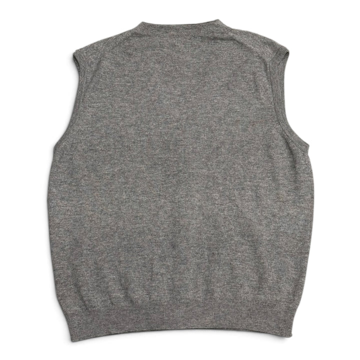 Vintage Burberry Grey Knitted Vest (XL)