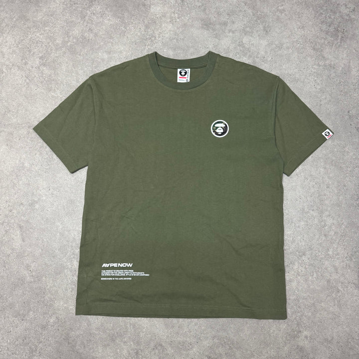 AAPE One Point Khaki T-Shirt (M)