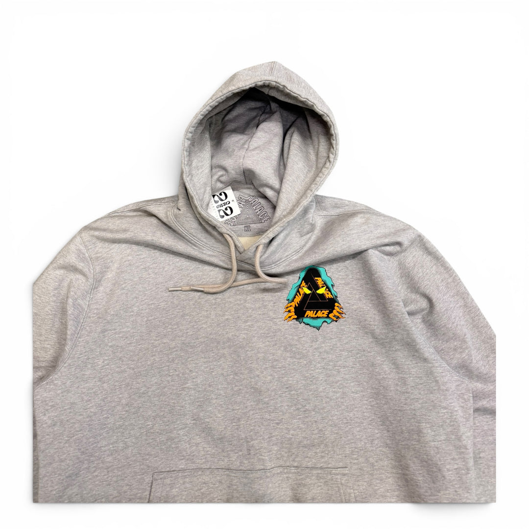 Palace Tri-Ripper Grey Pullover Hoodie (XL)