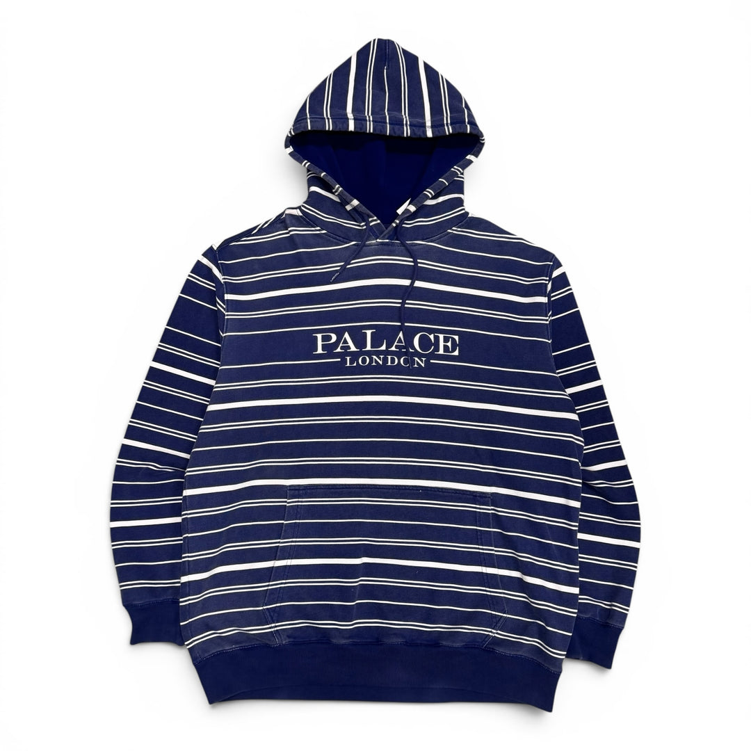 Palace Printed Striped Hoodie Navy (XL)