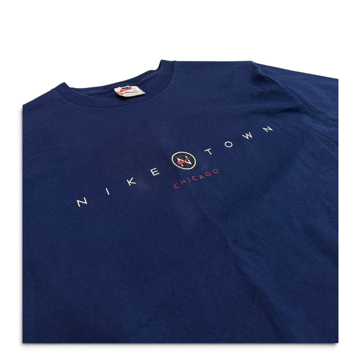 Vintage Nike Town Chicago T shirt Navy (M)