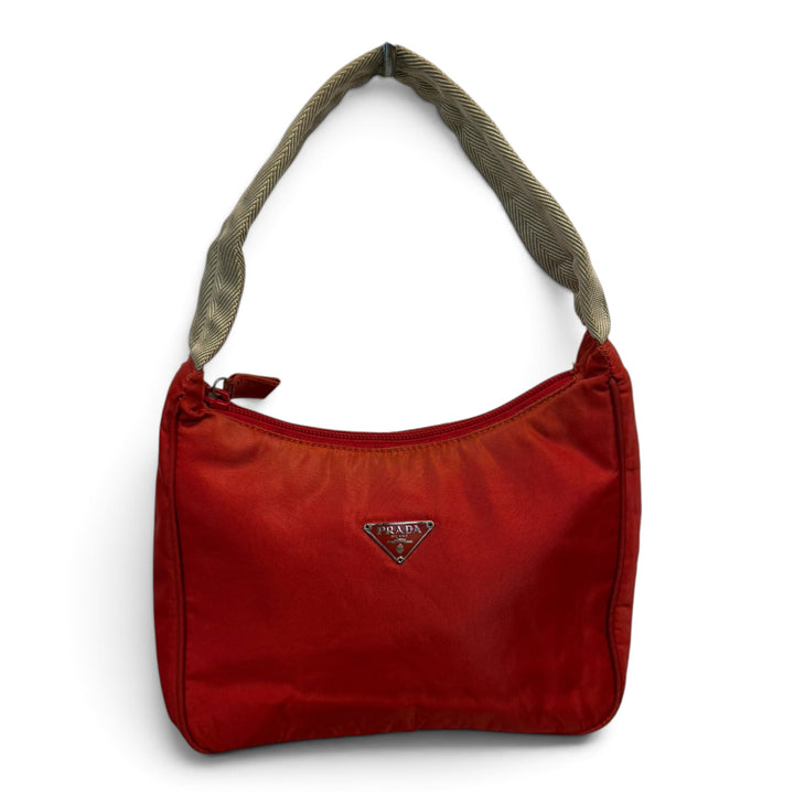 Prada Re Edition 2005 Handbag Red And Beige