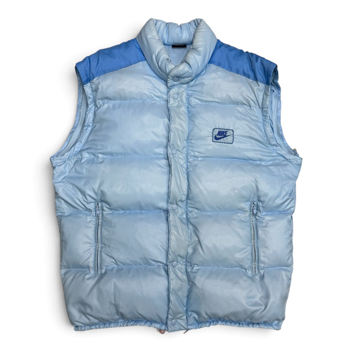 Vintage Rare Nike Puffer Jacket Light Blue (XXL)