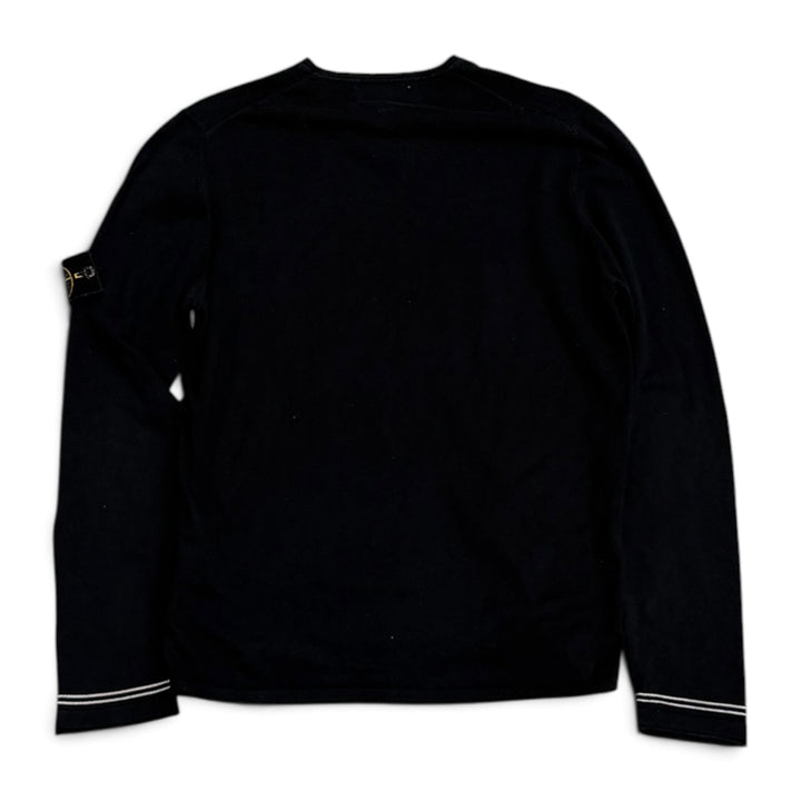 Stone Island Crew Neck Jumper Black (M)