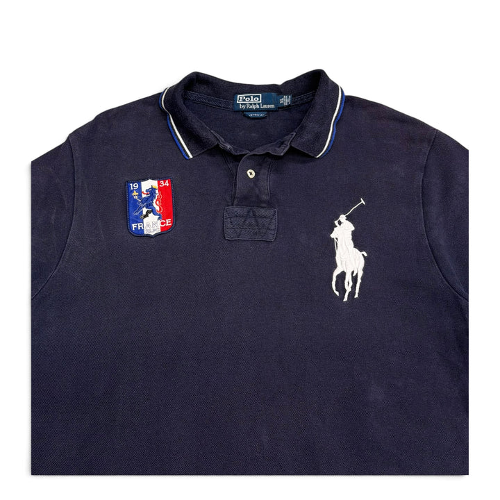 Polo Ralph Lauren France Big Logo Polo Shirt Navy (XL)