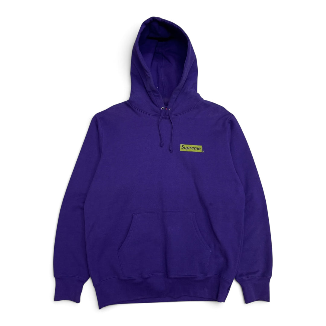 Supreme Stop Crying Purple Pullover Hoodie (L)