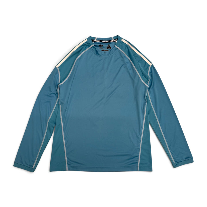 Palace x Adidas L/s T-Shirt Blue (M)