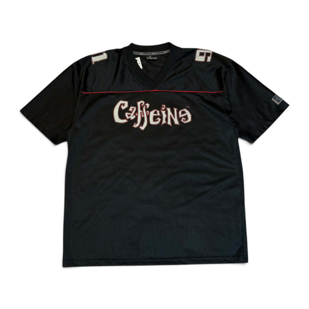 Vintage Caffeine Black American Football Jersey (L)