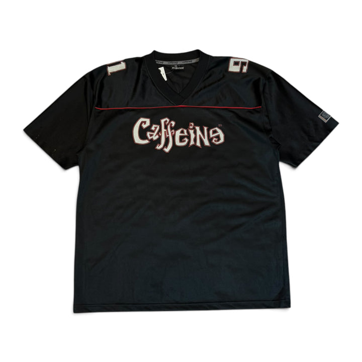 Vintage Caffeine Black American Football Jersey (L)