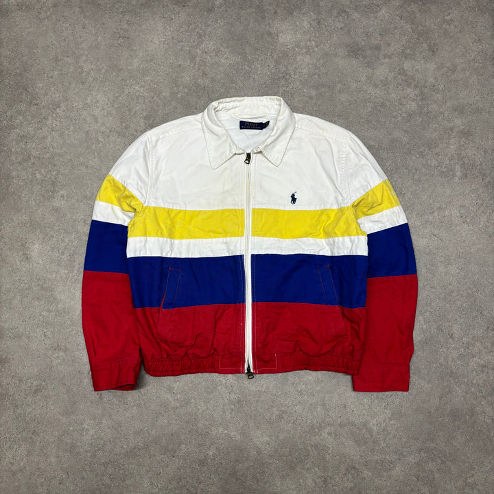 Polo Ralph Lauren Multicoloured Stripe Harrington Jacket (S)