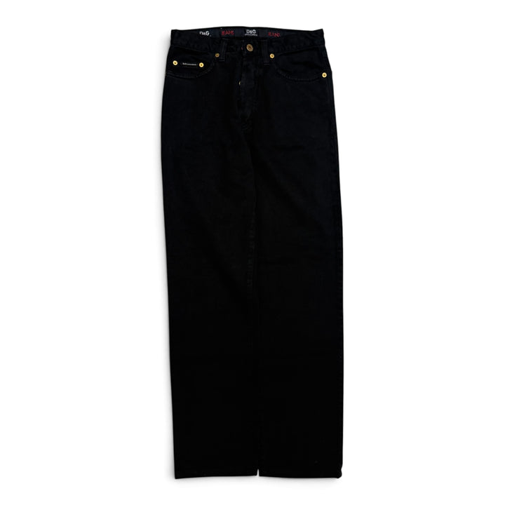 Dolce & Gabbana Straight Fit Jeans Black (30)