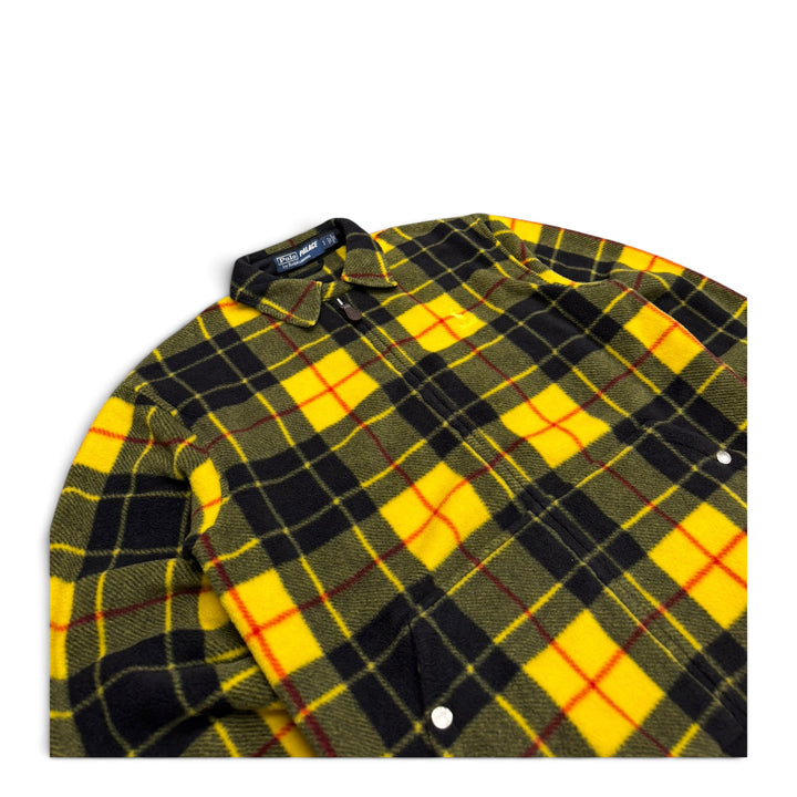 Palace x Polo Ralph Lauren Yellow Check Harrington Fleece Jacket (S)