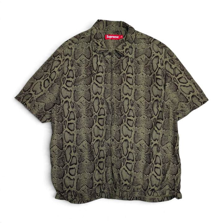 Supreme Snake S/S Short Sleeve Shirt Green (L)