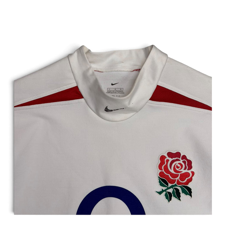 Vintage England Rugby Short Sleeve Jersey White (M)
